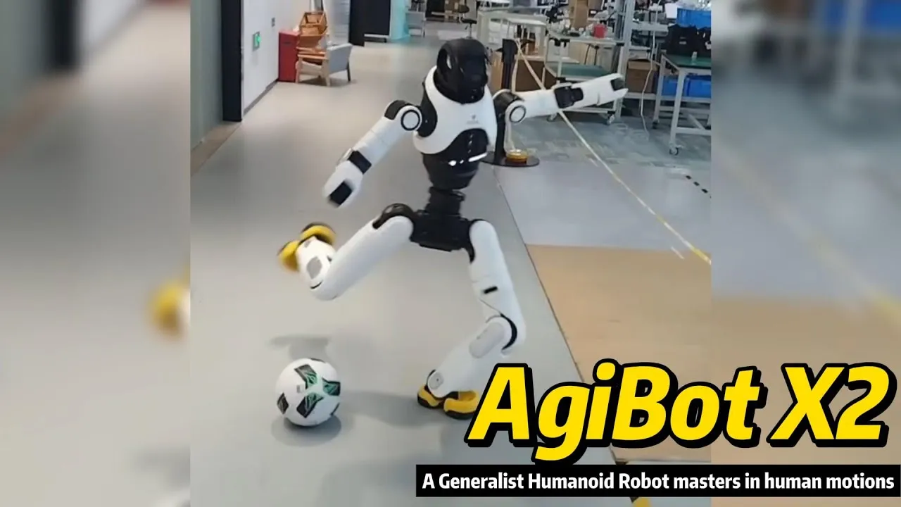 AgiBot X2 — кадр из официального видео производителя