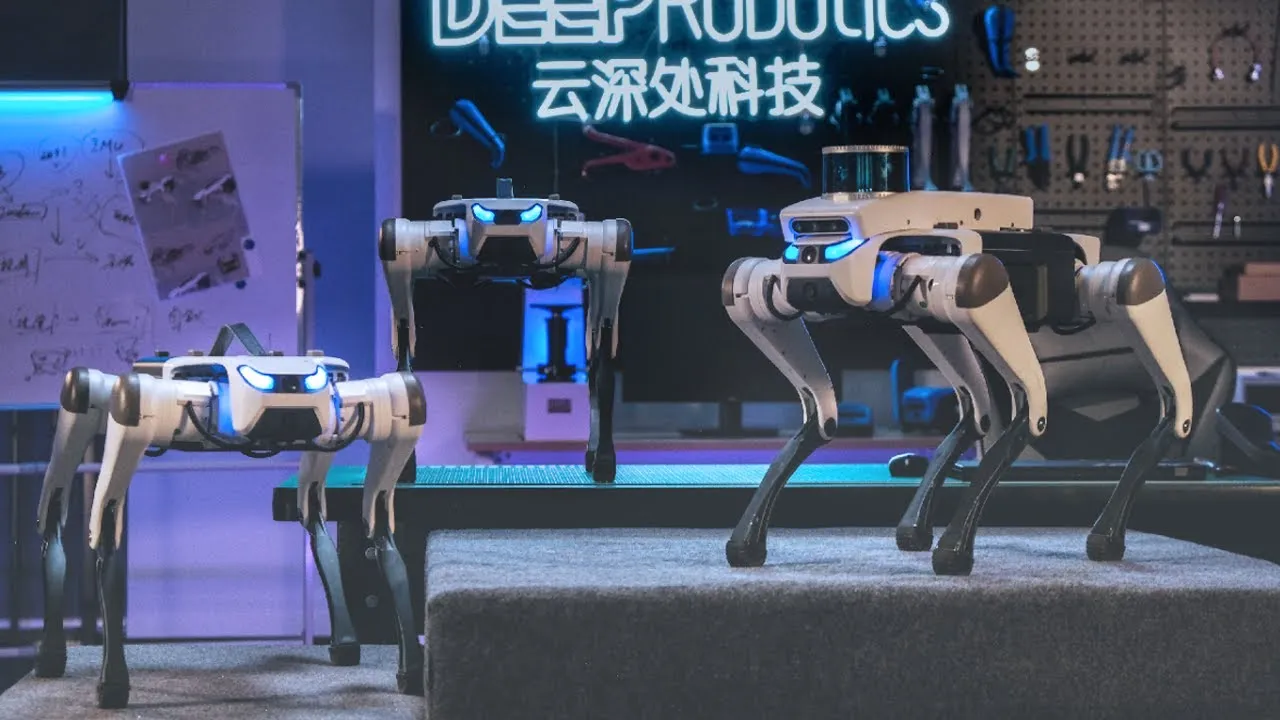 DEEP Robotics Lite3 — кадр из официального видео производителя