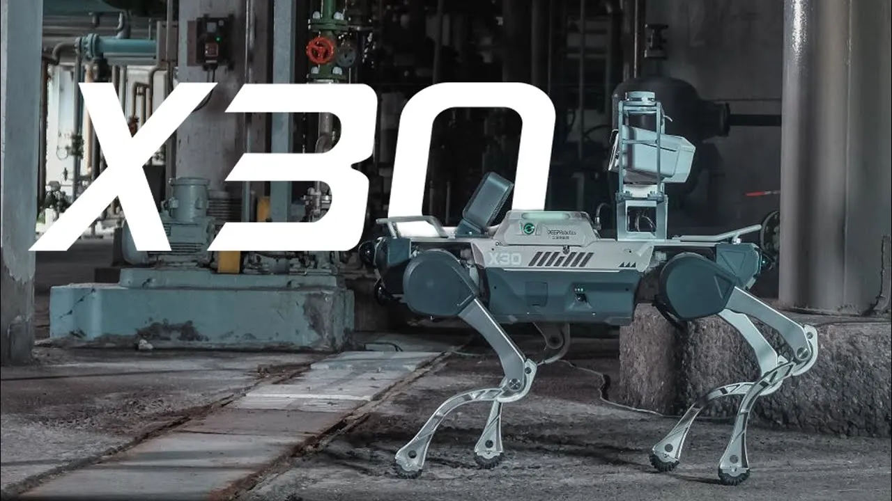 DEEP Robotics X30 — кадр из официального видео производителя