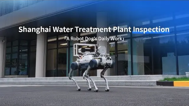 DEEP Robotics X30 — кадр из видео «X30 на обходе очистных сооружений»